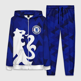 Женский костюм 3D с принтом Chelsea в городе Новоалтайск,  |  | champions | chelsea | football | london | soccer | uefa | world cup | лига чемпионов | лондон | форма | формы | футбол | челси