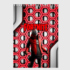 Скетчбук с принтом FORTNITE ФОРТНАЙТ в городе Новоалтайск, 100% бумага
 | 48 листов, плотность листов — 100 г/м2, плотность картонной обложки — 250 г/м2. Листы скреплены сверху удобной пружинной спиралью | epic games | fortnite | game | gamer | игры | фортнайт