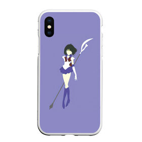 Чехол для iPhone XS Max матовый с принтом Сейлор Сатурн в городе Новоалтайск, Силикон | Область печати: задняя сторона чехла, без боковых панелей | Тематика изображения на принте: арт | вектор | рисунок | сатурн | сейлор сатурн | хотару томоэ