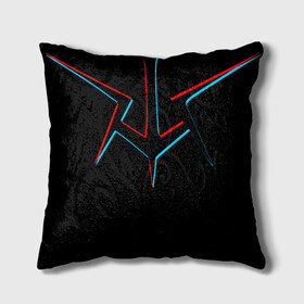 Подушка 3D с принтом Code Geass logo в городе Новоалтайск, наволочка – 100% полиэстер, наполнитель – холлофайбер (легкий наполнитель, не вызывает аллергию). | состоит из подушки и наволочки. Наволочка на молнии, легко снимается для стирки | black knight | lelouch lamperouge | код гиас | код гиасс | лелуш ламперуж | рыцари