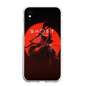 Чехол для iPhone XS Max матовый с принтом Ghost of Tsushima в городе Новоалтайск, Силикон | Область печати: задняя сторона чехла, без боковых панелей | ghost of tsushima | воин | игра | катана | рисунок | самурай | человек