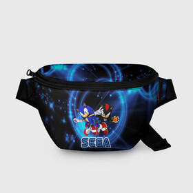 Поясная сумка 3D с принтом Sonic SEGA в городе Новоалтайск, 100% полиэстер | плотная ткань, ремень с регулируемой длиной, внутри несколько карманов для мелочей, основное отделение и карман с обратной стороны сумки застегиваются на молнию | hedgehog | metal sonic | silver | silver the hedgehog | sonic | sonic boom | sonic the hedgehog | ёж сонник | игры | соник | фильмы