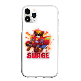 Чехол для iPhone 11 Pro Max матовый с принтом Сердж Бравл Старс (Surge BS) в городе Новоалтайск, Силикон |  | brawl stars | brawler | miphic | surge | бравл старс | бравлер | мифический | сердж