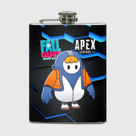 Фляга с принтом Fall Guys Apex Legends в городе Новоалтайск, металлический корпус | емкость 0,22 л, размер 125 х 94 мм. Виниловая наклейка запечатывается полностью | Тематика изображения на принте: apex | apex legends | fall guys | opex | run | steam | ultimate knockout | арех | бег | бегущие | бегущие человечки | королевская битва | легенды | лого | логотип | орех | падающие человечки | падающий парень | человечки