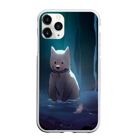 Чехол для iPhone 11 Pro Max матовый с принтом Одинокий пес в озере слез в городе Новоалтайск, Силикон |  | вода | животные | зверек | одинокий | одиночество | озеро | пес | слезы | собака | щенок