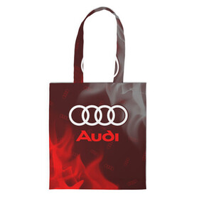 Шоппер 3D с принтом AUDI / АУДИ в городе Новоалтайск, 100% полиэстер | Плотность: 200 г/м2; Размер: 34×35 см; Высота лямок: 30 см | audi | auto | felb | logo | moto | quattro | sport | symbol | авто | автомобильные | ауди | кватро | кольца | лого | логотип | логотипы | марка | мото | символ | спорт | фгвш | шильдик