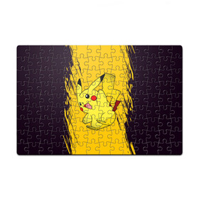 Пазл магнитный 126 элементов с принтом Happy Pikachu в городе Новоалтайск, полимерный материал с магнитным слоем | 126 деталей, размер изделия —  180*270 мм | anime | baby | cartoon | cute | kawaii | pika pika | pokemon | аниме | анимешные | глаза | детям | зайчик | зверек | кавайный | кот | котенок | кролик | малыш | милый | мордочка | мультяшный | няшный | пика пика | пикачу | покемон