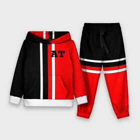 Детский костюм 3D (с толстовкой) с принтом Athletic team red and black в городе Новоалтайск,  |  | at | athletic | athletic team | bodybuilding | crossfit | fitness | mma | motivation | power | sport | strong | team | traninig | workout | бодибилдинг | зож | кросфит | мотивация. сила.смешанные единоборства. | спорт | спорт зал | фитнес | фитн