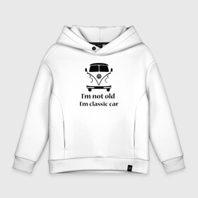 Детское худи Oversize хлопок с принтом volkswagen в городе Новоалтайск, френч-терри — 70% хлопок, 30% полиэстер. Мягкий теплый начес внутри —100% хлопок | боковые карманы, эластичные манжеты и нижняя кромка, капюшон на магнитной кнопке | Тематика изображения на принте: автомобиль | гольф | классика | классический автомобиль | минивэн | транспортер | фольксваген
