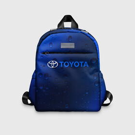 Детский рюкзак 3D с принтом TOYOTA   ТОЙОТА в городе Новоалтайск, 100% полиэстер | лямки с регулируемой длиной, сверху петелька, чтобы рюкзак можно было повесить на вешалку. Основное отделение закрывается на молнию, как и внешний карман. Внутри дополнительный карман. По бокам два дополнительных кармашка | auto | camry | corolla | cruiser | land | logo | moto | rav | supra | toyota | авенсис | авто | автомобиль | камри | королла | крузер | ленд | лого | логотип | логотипы | марка | мото | рав | символ | тоета | тоеты | тойота | тойоты