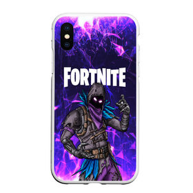 Чехол для iPhone XS Max матовый с принтом FORTNITE x RAVEN в городе Новоалтайск, Силикон | Область печати: задняя сторона чехла, без боковых панелей | 2019 | battle royale | chapter 2 | epic games | fortnite | game | season x | zombie | зомби | фортнайт