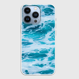 Чехол для iPhone 13 Pro с принтом Вода волны пена море в городе Новоалтайск,  |  | Тематика изображения на принте: вода | волны | море | морская пена | океан | отдых | пена | пучина