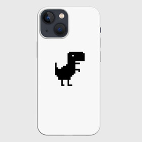 Чехол для iPhone 13 mini с принтом Google динозаврик в городе Новоалтайск,  |  | dino | dinomax | googledino | дино | динозавр | потерялся