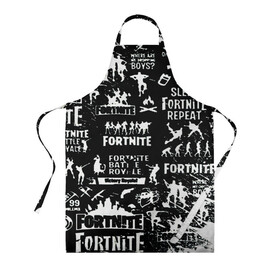 Фартук 3D с принтом Fortnite. в городе Новоалтайск, 100% полиэстер | общий размер — 65 х 85 см, ширина нагрудника — 26 см, горловина — 53 см, длина завязок — 54 см, общий обхват в поясе — 173 см. Принт на завязках и на горловине наносится с двух сторон, на основной части фартука — только с внешней стороны | 2 глава | 2 сезон | fortnite | fortnite 2 | game | боевой пропуск | боевой пропуск 2 сезона 2 главы фортнайт | игра | фортнайт | экшен