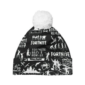 Шапка 3D c помпоном с принтом Fortnite. в городе Новоалтайск, 100% полиэстер | универсальный размер, печать по всей поверхности изделия | 2 глава | 2 сезон | fortnite | fortnite 2 | game | боевой пропуск | боевой пропуск 2 сезона 2 главы фортнайт | игра | фортнайт | экшен