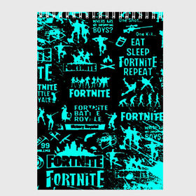 Скетчбук с принтом Fortnite в городе Новоалтайск, 100% бумага
 | 48 листов, плотность листов — 100 г/м2, плотность картонной обложки — 250 г/м2. Листы скреплены сверху удобной пружинной спиралью | 2 глава | 2 сезон | fortnite | fortnite 2 | game | боевой пропуск | боевой пропуск 2 сезона 2 главы фортнайт | игра | фортнайт | экшен