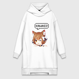 Платье-худи хлопок с принтом Феликс в городе Новоалтайск,  |  | kawaii | жизнь с нуля | каваи | ре зеро | резеро | феликс
