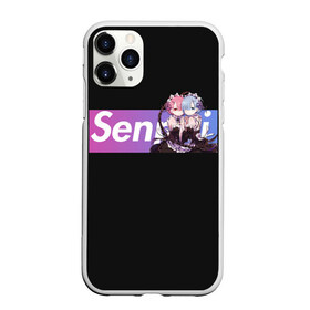 Чехол для iPhone 11 Pro Max матовый с принтом ReZero в городе Новоалтайск, Силикон |  | anime | glitch | japan | ram | re | rem | rezero | senpai | subaru | waifu | zero | анимация | аниме | вайфу | глитч | глич | мультсериал | мультфильм | семпай | сенпай | сериал | япония