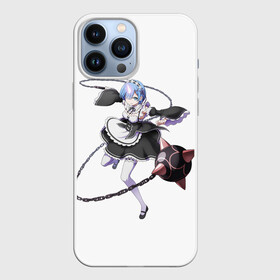 Чехол для iPhone 13 Pro Max с принтом Re:Zero в городе Новоалтайск,  |  | Тематика изображения на принте: anime | glitch | japan | ram | re | rem | rezero | senpai | subaru | waifu | zero | анимация | аниме | вайфу | глитч | глич | мультсериал | мультфильм | семпай | сенпай | сериал | япония