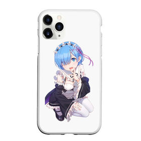 Чехол для iPhone 11 Pro Max матовый с принтом ReZero в городе Новоалтайск, Силикон |  | anime | glitch | japan | ram | re | rem | rezero | senpai | subaru | waifu | zero | анимация | аниме | вайфу | глитч | глич | мультсериал | мультфильм | семпай | сенпай | сериал | япония