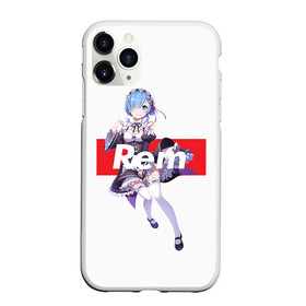 Чехол для iPhone 11 Pro Max матовый с принтом ReZero в городе Новоалтайск, Силикон |  | anime | glitch | japan | ram | re | rem | rezero | senpai | subaru | waifu | zero | анимация | аниме | вайфу | глитч | глич | мультсериал | мультфильм | семпай | сенпай | сериал | япония