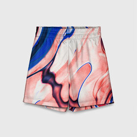 Детские спортивные шорты 3D с принтом Fluid art в городе Новоалтайск,  100% полиэстер
 | пояс оформлен широкой мягкой резинкой, ткань тянется
 | abstract | art | colorful | digital | fluid | абстракция | арт | краски | цвет | цифровой