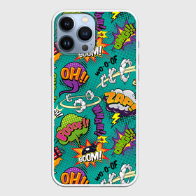 Чехол для iPhone 13 Pro Max с принтом Pop art comics в городе Новоалтайск,  |  | art | collage | comics | pattern
sticker | pop | pop art | popular | textures | арт | коллаж | комикс | паттерн | поп | поп арт | стикер | текстуры | фон