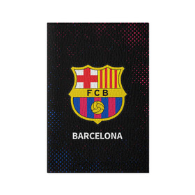 Обложка для паспорта матовая кожа с принтом BARCELONA / БАРСЕЛОНА в городе Новоалтайск, натуральная матовая кожа | размер 19,3 х 13,7 см; прозрачные пластиковые крепления | Тематика изображения на принте: barca | barcelona | barsa | barselona | fcb | logo | messi | барса | барселона | знак | клуб | лого | логотип | логотипы | месси | символ | символы | футбол | футбольная | футбольный