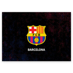 Поздравительная открытка с принтом BARCELONA / БАРСЕЛОНА в городе Новоалтайск, 100% бумага | плотность бумаги 280 г/м2, матовая, на обратной стороне линовка и место для марки
 | Тематика изображения на принте: barca | barcelona | barsa | barselona | fcb | logo | messi | барса | барселона | знак | клуб | лого | логотип | логотипы | месси | символ | символы | футбол | футбольная | футбольный