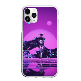 Чехол для iPhone 11 Pro Max матовый с принтом Скульптура в городе Новоалтайск, Силикон |  | горы | неон | неоновые горы | скульптура