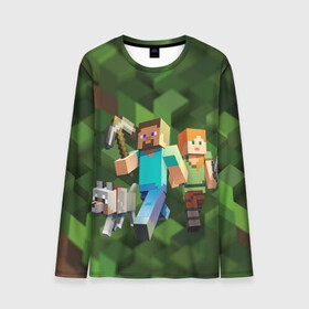 Мужской лонгслив 3D с принтом minecraft в городе Новоалтайск, 100% полиэстер | длинные рукава, круглый вырез горловины, полуприлегающий силуэт | minecraft | в майн | в майнкрафт | видео майнкрафт | игры | компот | компот в майнкрафт | майн | майнкрафт | майнкрафт но | нуб | нуб и про | нубик | троллинг | троллинг ловушка