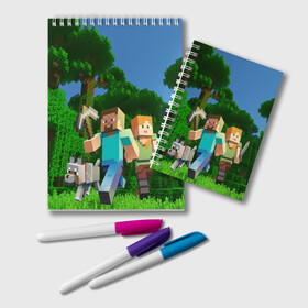 Блокнот с принтом minecraft в городе Новоалтайск, 100% бумага | 48 листов, плотность листов — 60 г/м2, плотность картонной обложки — 250 г/м2. Листы скреплены удобной пружинной спиралью. Цвет линий — светло-серый
 | Тематика изображения на принте: minecraft | в майн | в майнкрафт | видео майнкрафт | игры | компот | компот в майнкрафт | майн | майнкрафт | майнкрафт но | нуб | нуб и про | нубик | троллинг | троллинг ловушка