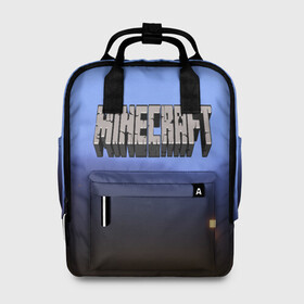 Женский рюкзак 3D с принтом minecraft в городе Новоалтайск, 100% полиэстер | лямки с регулируемой длиной, сверху ручки, чтобы рюкзак нести как сумку. Основное отделение закрывается на молнию, как и внешний карман. Внутри два дополнительных кармана, один из которых закрывается на молнию. По бокам два дополнительных кармашка, куда поместится маленькая бутылочка
 | minecraft | в майн | в майнкрафт | видео майнкрафт | игры | компот | компот в майнкрафт | майн | майнкрафт | майнкрафт но | нуб | нуб и про | нубик | троллинг | троллинг ловушка