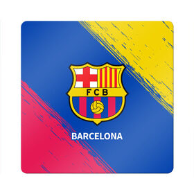 Магнит виниловый Квадрат с принтом BARCELONA / БАРСЕЛОНА в городе Новоалтайск, полимерный материал с магнитным слоем | размер 9*9 см, закругленные углы | Тематика изображения на принте: barca | barcelona | barsa | barselona | fcb | logo | messi | барса | барселона | знак | клуб | лого | логотип | логотипы | месси | символ | символы | футбол | футбольная | футбольный