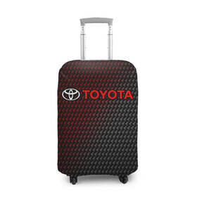 Чехол для чемодана 3D с принтом TOYOTA / ТОЙОТА в городе Новоалтайск, 86% полиэфир, 14% спандекс | двустороннее нанесение принта, прорези для ручек и колес | auto | camry | corolla | cruiser | land | logo | moto | rav | supra | toyota | авенсис | авто | автомобиль | камри | королла | крузер | ленд | лого | логотип | логотипы | марка | мото | рав | символ | тоета | тоеты | тойота | тойоты