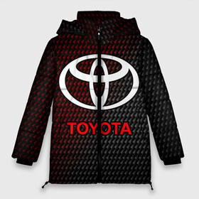 Женская зимняя куртка 3D с принтом TOYOTA ТОЙОТА в городе Новоалтайск, верх — 100% полиэстер; подкладка — 100% полиэстер; утеплитель — 100% полиэстер | длина ниже бедра, силуэт Оверсайз. Есть воротник-стойка, отстегивающийся капюшон и ветрозащитная планка. 

Боковые карманы с листочкой на кнопках и внутренний карман на молнии | auto | camry | corolla | cruiser | land | logo | moto | rav | supra | toyota | авенсис | авто | автомобиль | камри | королла | крузер | ленд | лого | логотип | логотипы | марка | мото | рав | символ | тоета | тоеты | тойота | тойоты