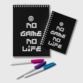 Блокнот с принтом NO GAME NO LIFE в городе Новоалтайск, 100% бумага | 48 листов, плотность листов — 60 г/м2, плотность картонной обложки — 250 г/м2. Листы скреплены удобной пружинной спиралью. Цвет линий — светло-серый
 | anime | jibril | manga | no game no life | shuvi | аниме | джибрил | дола | зелл | курами | манга | нет игры нет жизни | сора | стефани | тет | холо | широ | шуви