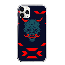 Чехол для iPhone 11 Pro матовый с принтом демон они в городе Новоалтайск, Силикон |  | Тематика изображения на принте: демон | киберпанк | маска | они | самурай | хання | япония