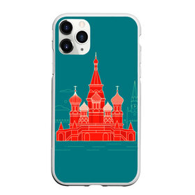 Чехол для iPhone 11 Pro матовый с принтом Москва в городе Новоалтайск, Силикон |  | Тематика изображения на принте: красная площадь | кремль | москва | патриот | россия | туризм