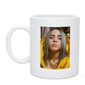 Кружка с принтом Билли Айлиш / Billie Eilish в городе Новоалтайск, керамика | объем — 330 мл, диаметр — 80 мм. Принт наносится на бока кружки, можно сделать два разных изображения | billie | billie eilish | eilish | айлиш | билли | билли айлиш