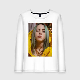 Женский лонгслив хлопок с принтом Билли Айлиш / Billie Eilish в городе Новоалтайск, 100% хлопок |  | billie | billie eilish | eilish | айлиш | билли | билли айлиш