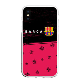 Чехол для iPhone XS Max матовый с принтом BARCELONA / БАРСЕЛОНА в городе Новоалтайск, Силикон | Область печати: задняя сторона чехла, без боковых панелей | barca | barcelona | barsa | barselona | fcb | logo | messi | барса | барселона | знак | клуб | лого | логотип | логотипы | месси | символ | символы | футбол | футбольная | футбольный