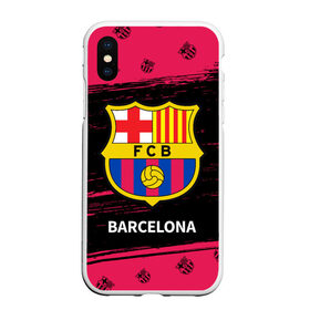 Чехол для iPhone XS Max матовый с принтом BARCELONA / БАРСЕЛОНА в городе Новоалтайск, Силикон | Область печати: задняя сторона чехла, без боковых панелей | barca | barcelona | barsa | barselona | fcb | logo | messi | барса | барселона | знак | клуб | лого | логотип | логотипы | месси | символ | символы | футбол | футбольная | футбольный