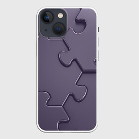 Чехол для iPhone 13 mini с принтом Puzzles в городе Новоалтайск,  |  | puzzles | геометрические пазлы | крупные пазлы | модные пазлы | пазл | пазлы