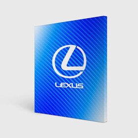 Холст квадратный с принтом LEXUS / ЛЕКСУС в городе Новоалтайск, 100% ПВХ |  | auto | lexus | logo | moto | symbol | авто | автомобиль | гонки | лексус | лого | логотип | логотипы | марка | машина | мото | символ | символы