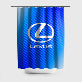 Штора 3D для ванной с принтом LEXUS / ЛЕКСУС в городе Новоалтайск, 100% полиэстер | плотность материала — 100 г/м2. Стандартный размер — 146 см х 180 см. По верхнему краю — пластиковые люверсы для креплений. В комплекте 10 пластиковых колец | auto | lexus | logo | moto | symbol | авто | автомобиль | гонки | лексус | лого | логотип | логотипы | марка | машина | мото | символ | символы