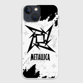 Чехол для iPhone 13 mini с принтом METALLICA   МЕТАЛЛИКА в городе Новоалтайск,  |  | hetfield | james | logo | metal | metalica | metallica | music | rock | star | джеймс | звезда | знак | ларс | лого | логотип | логотипы | метал | металика | металлика | музыка | рок | символ | символы | ульрих | хэтфилд