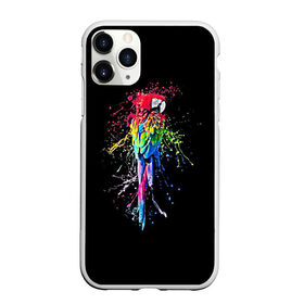 Чехол для iPhone 11 Pro Max матовый с принтом Попугай в городе Новоалтайск, Силикон |  | Тематика изображения на принте: bird | colors | eweryday | life | nature | ара | креатив | повседневный стиль | попугай | природа | птица | радуга | разноцветный | темный
