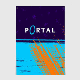 Постер с принтом PORTAL / ПОРТАЛ в городе Новоалтайск, 100% бумага
 | бумага, плотность 150 мг. Матовая, но за счет высокого коэффициента гладкости имеет небольшой блеск и дает на свету блики, но в отличии от глянцевой бумаги не покрыта лаком | 