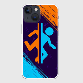 Чехол для iPhone 13 mini с принтом PORTAL   ПОРТАЛ в городе Новоалтайск,  |  | game | games | half | half life | halflife | life | logo | portal | portal 2 | portal2 | valve | игра | игры | лайф | лого | логотип | логотипы | портал | портал 2 | портал2 | символ | символы | халф | халф лайф | халфлайф